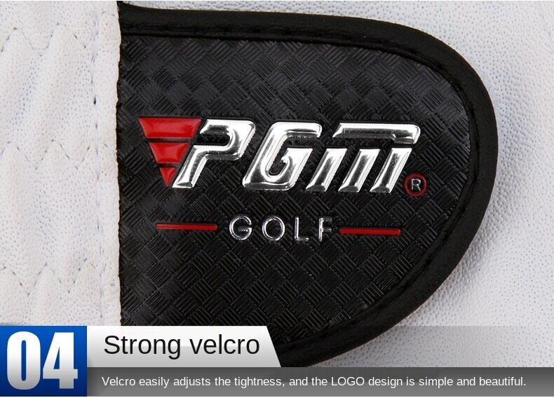 PGM Men's Golf Glove - Premium Lambskin Leather, Breathable & Comfortable Fit