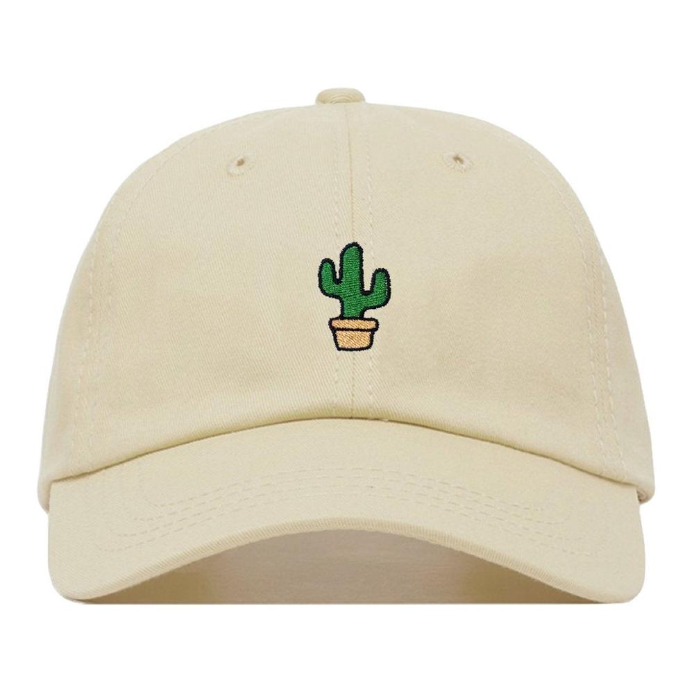 Autumn Baseball Cap - Cactus Embroidery