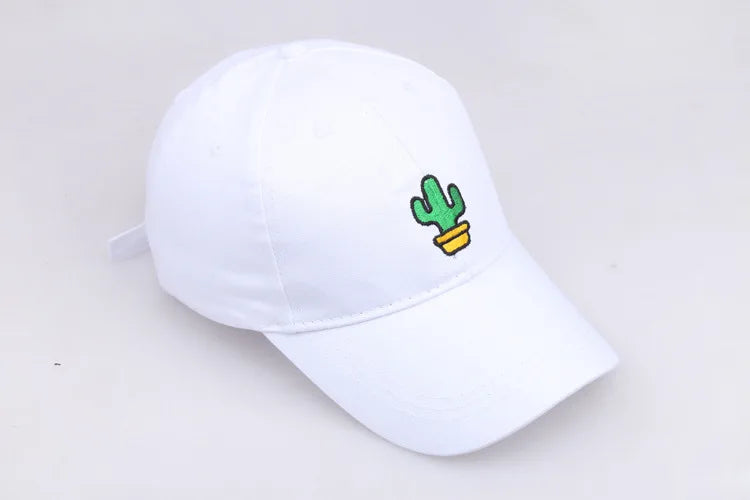 Autumn Baseball Cap - Cactus Embroidery