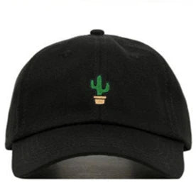 Autumn Baseball Cap - Cactus Embroidery