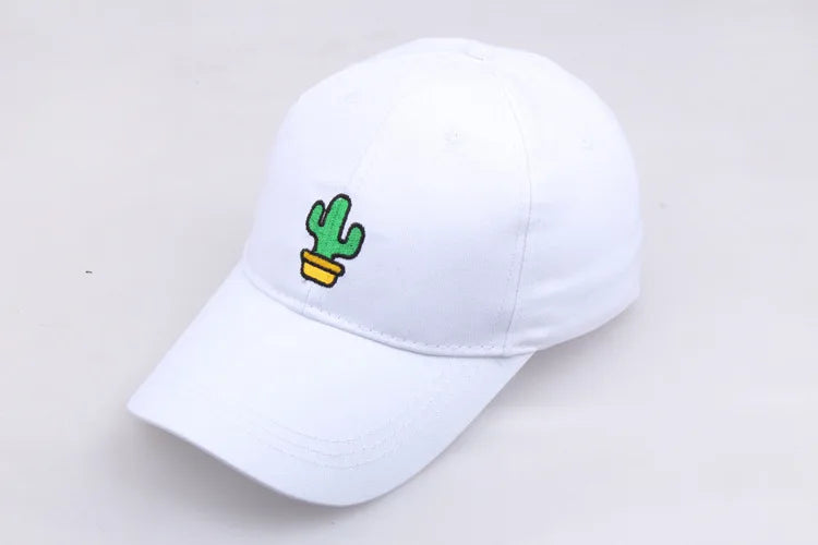 Autumn Baseball Cap - Cactus Embroidery