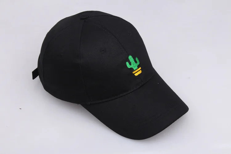 Autumn Baseball Cap - Cactus Embroidery