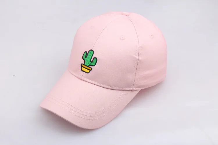 Autumn Baseball Cap - Cactus Embroidery