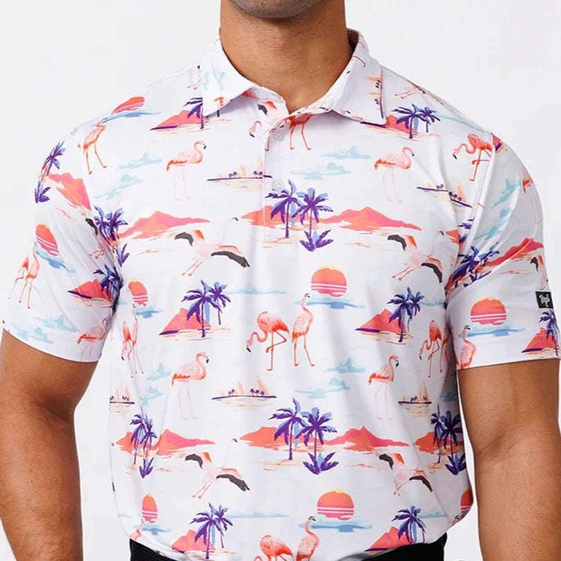 Men’s Golf Polo Shirt 2025 – Quick-Dry, Breathable & Stretch Fit