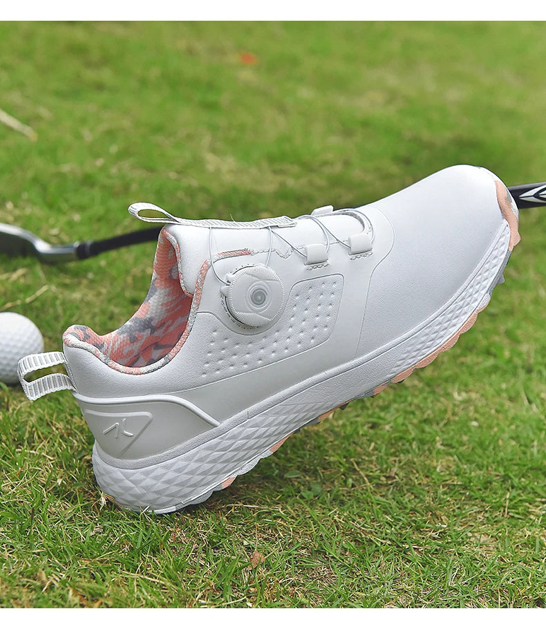 Unisex Golf Sneakers – Waterproof Spikeless BOA, Lightweight & Comfortable