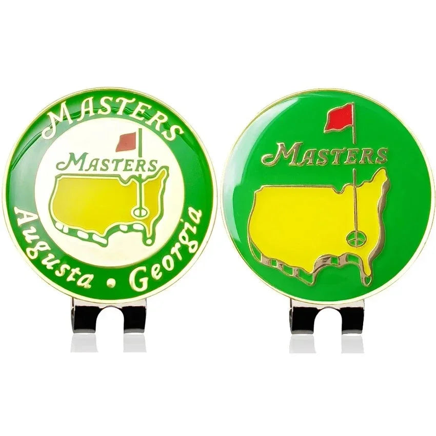 Masters Augusta Georgia Edition - Golf Ball Marker with Magnetic Hat Clip