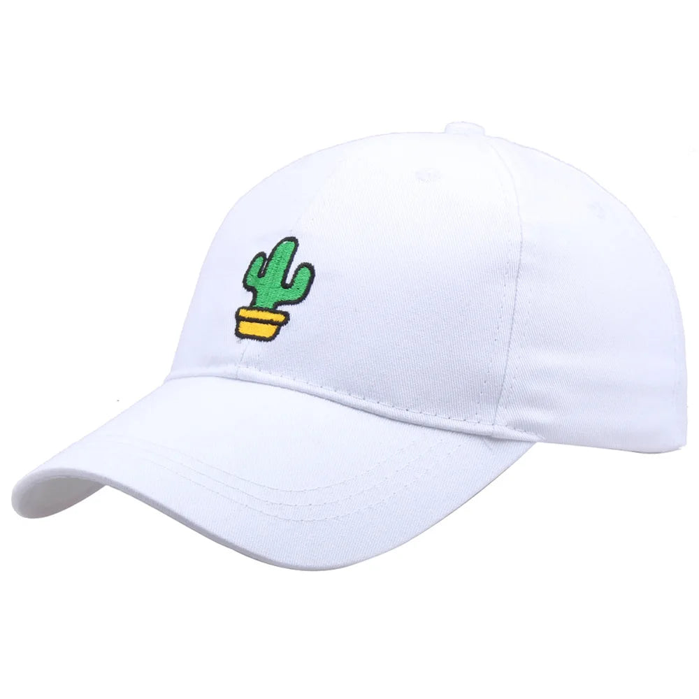 Autumn Baseball Cap - Cactus Embroidery