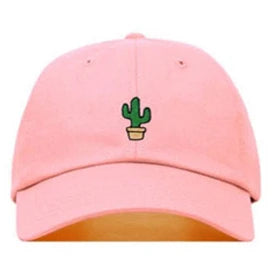Autumn Baseball Cap - Cactus Embroidery