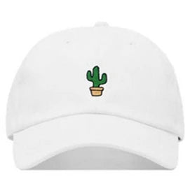 Autumn Baseball Cap - Cactus Embroidery