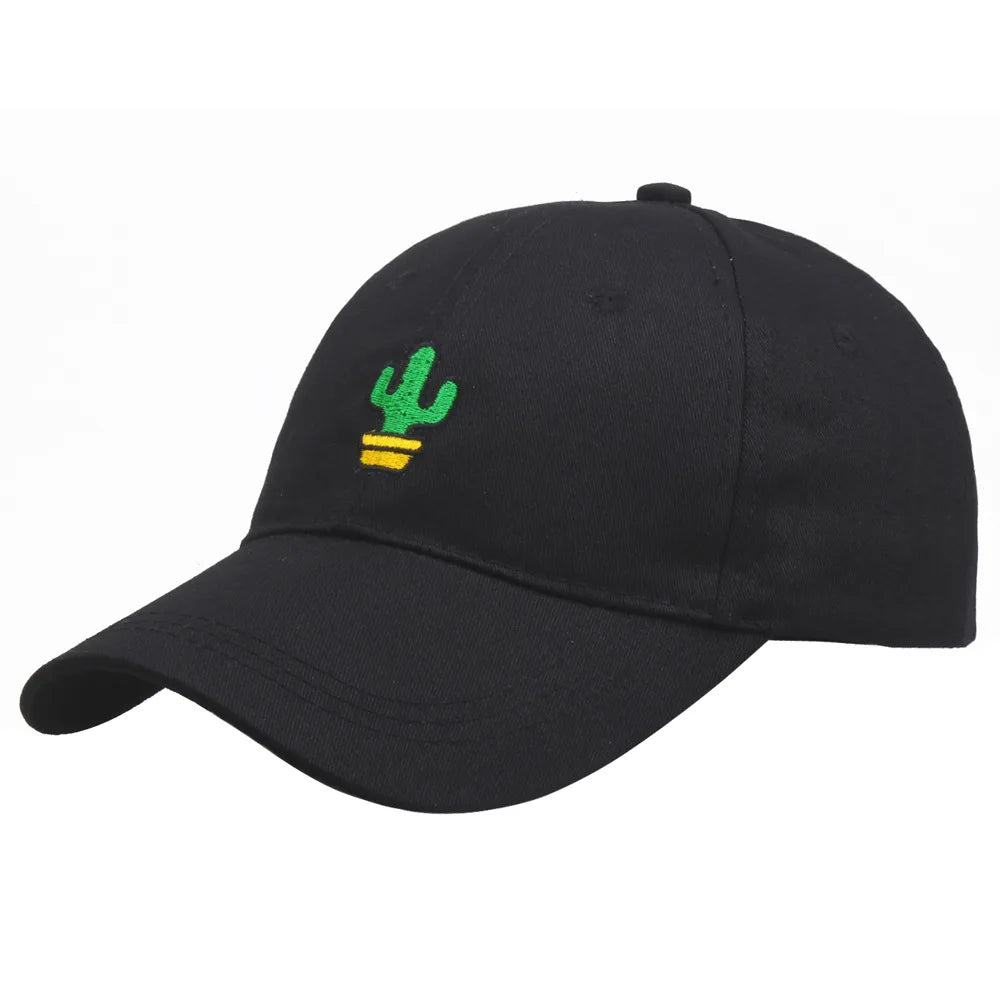 Autumn Baseball Cap - Cactus Embroidery