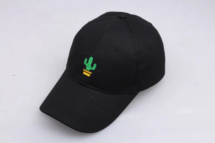 Autumn Baseball Cap - Cactus Embroidery