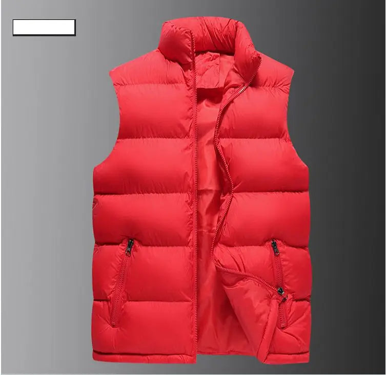 Men's Padded Golf Vest – Waterproof, Warm &amp; Windproof for Autumn/Winter