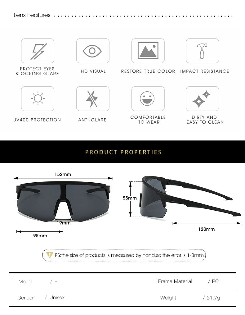 Sunglasses Golf UV400 Protection Glasses Unisex