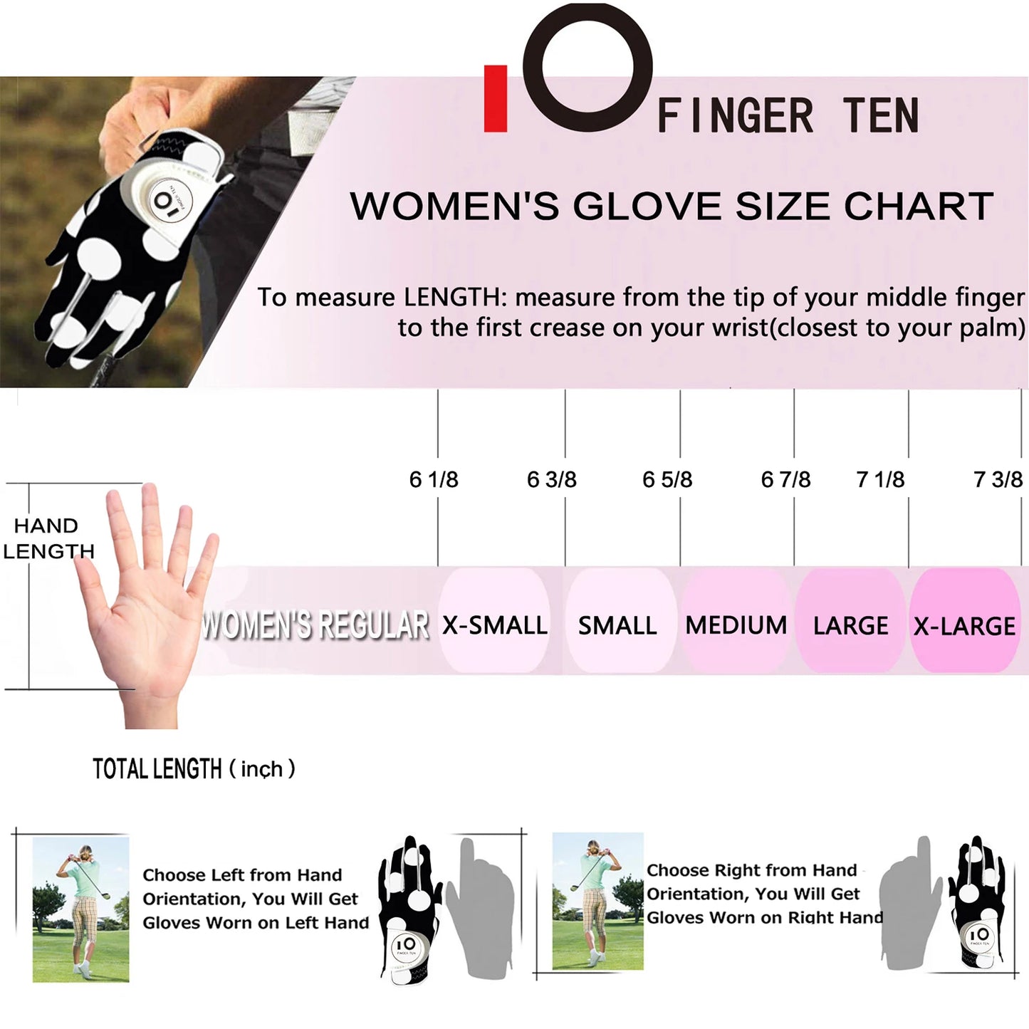 Women's All Weather Golf Gloves