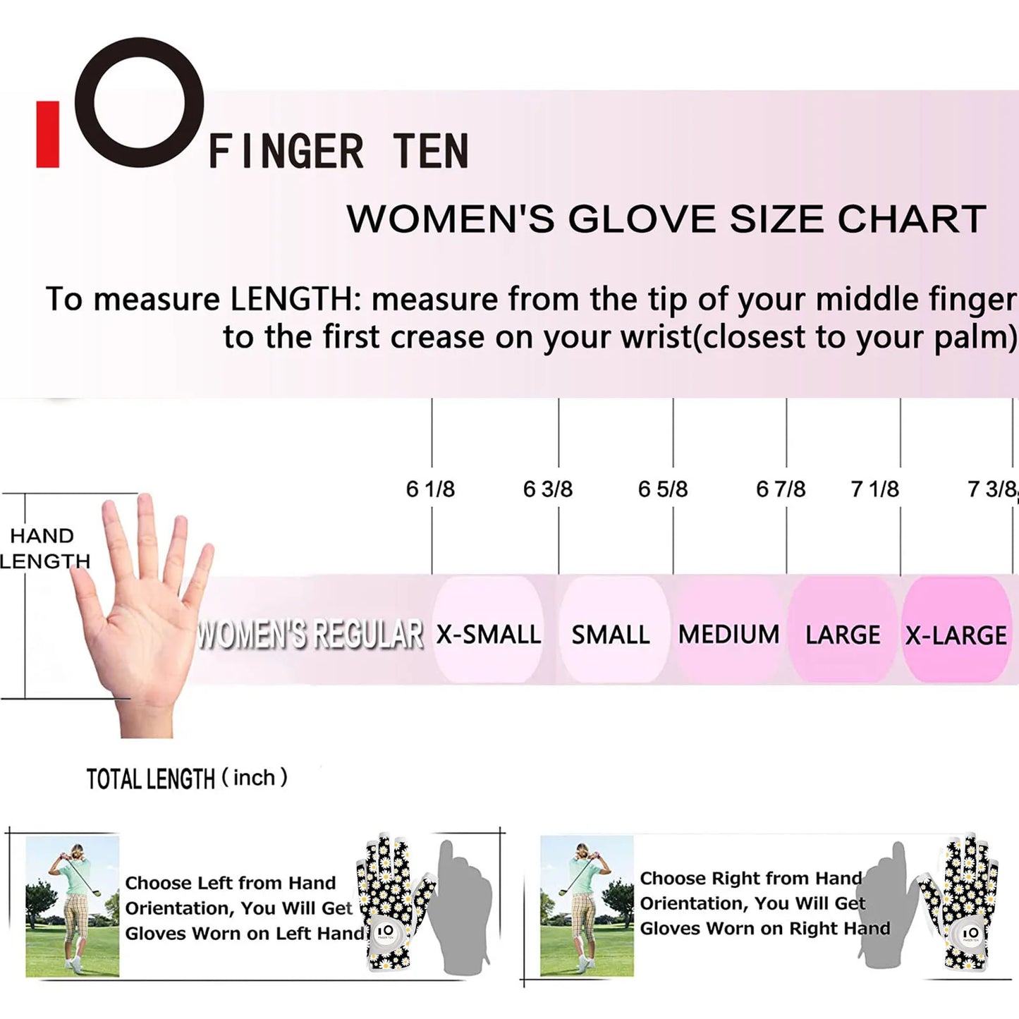 Women's All Weather Golf Gloves