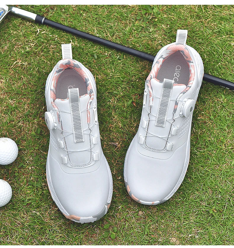 Unisex Golf Sneakers – Waterproof Spikeless BOA, Lightweight & Comfortable