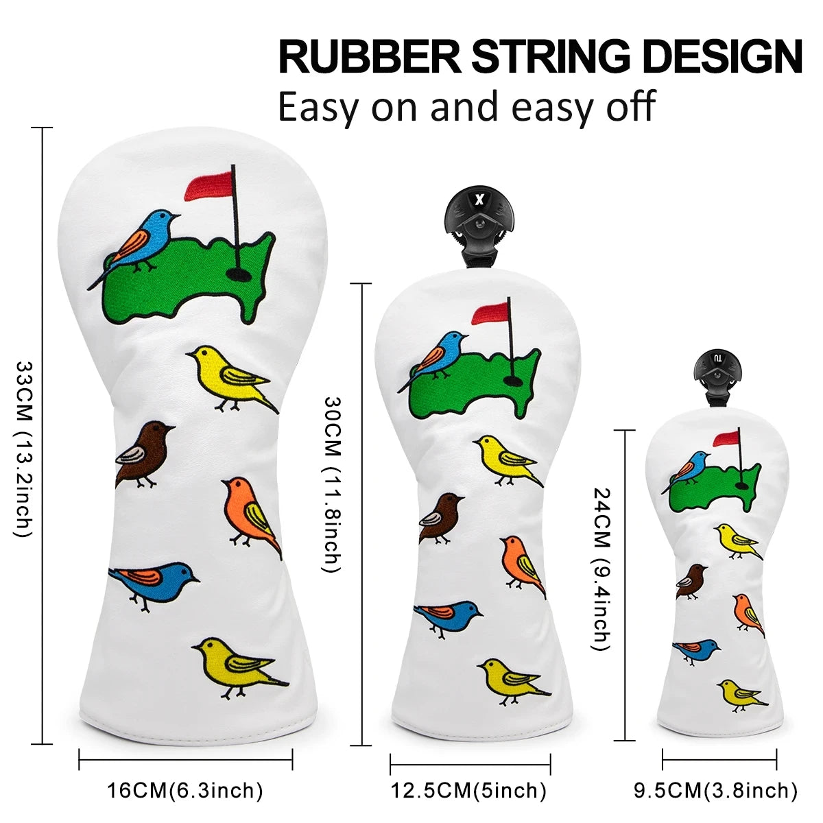 Golf Club Headcovers - Birdie Design