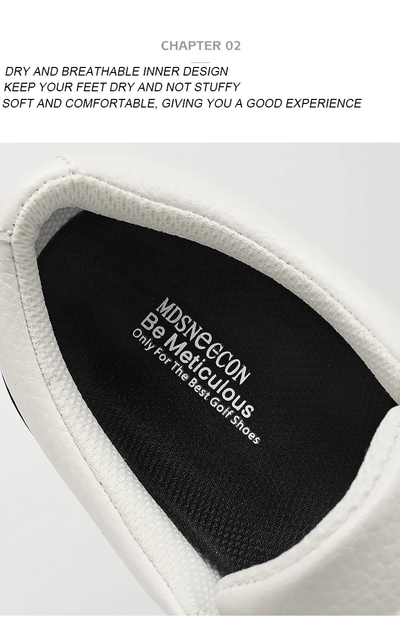 Men's Spikeless Golf Shoes - Waterproof, Breathable
