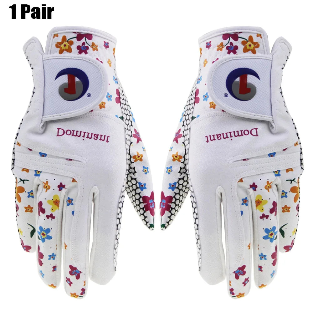 Golf Gloves Leather for Women -  2pcs
