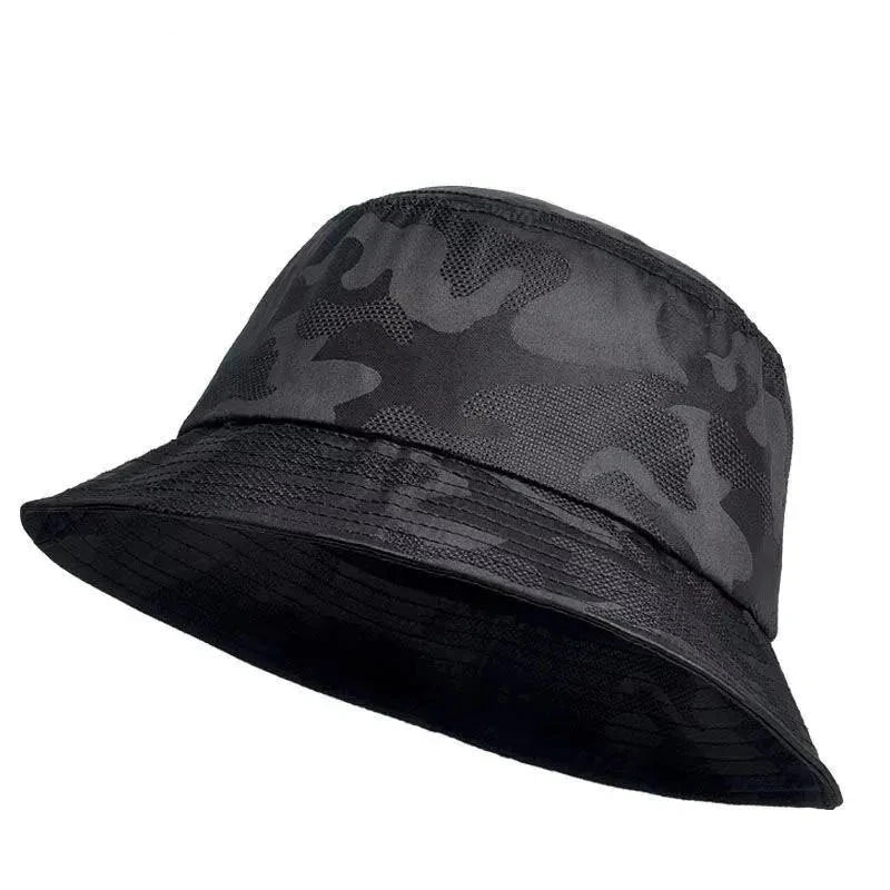 Unisex Camouflage Bucket Hat - Breathable Outdoor Sun Protection Cap