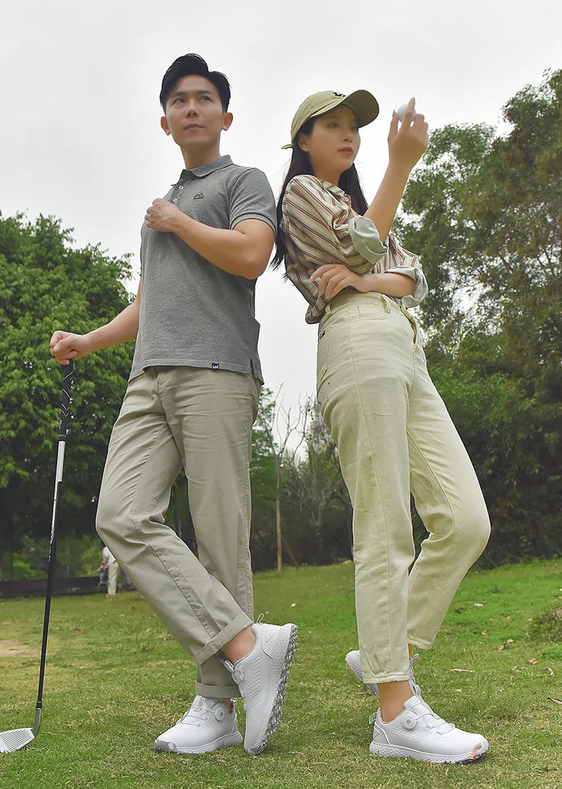 Unisex Golf Sneakers – Waterproof Spikeless BOA, Lightweight & Comfortable