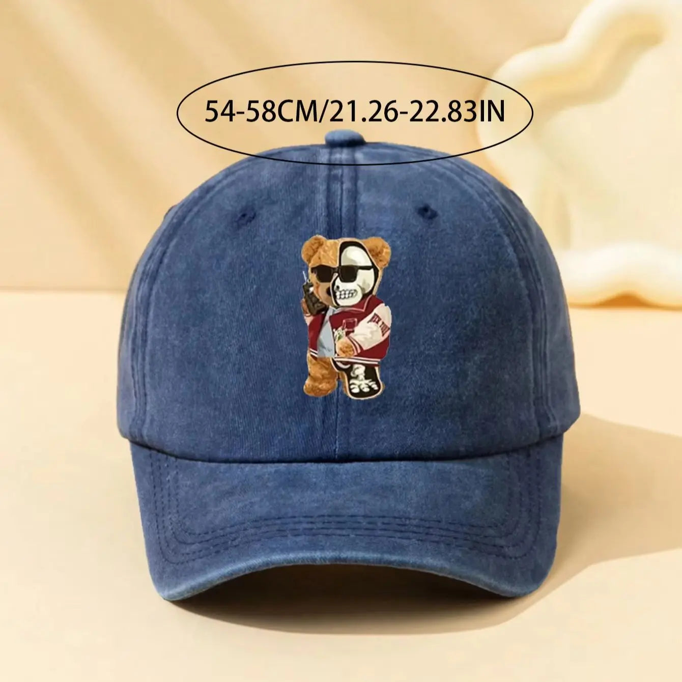 Retro Teddy Bear Cap