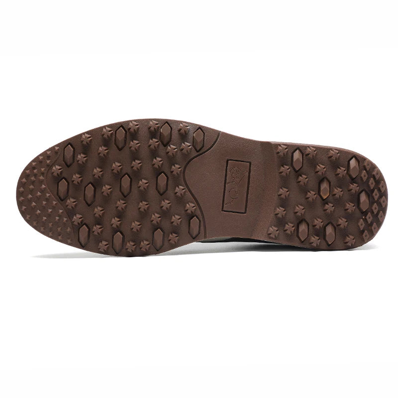Classic Men’s Waterproof Golf Shoes – Breathable Leather Design