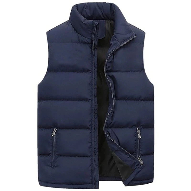 Men's Padded Golf Vest – Waterproof, Warm &amp; Windproof for Autumn/Winter