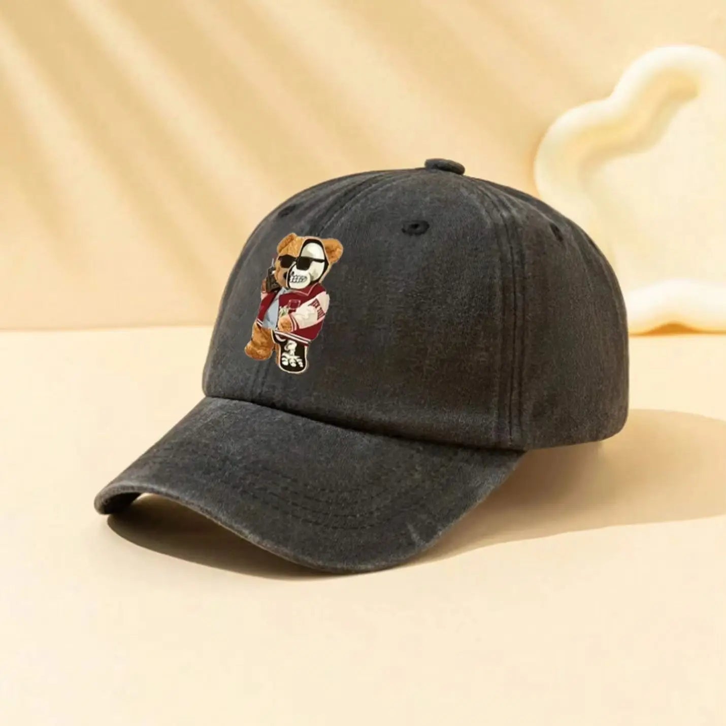 Retro Teddy Bear Cap