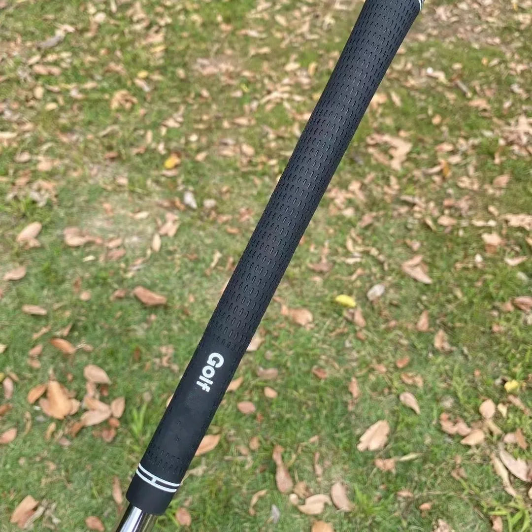 10-Pack Golf Club Grips - Black Rubber, Non-Slip, Multiple Sizes