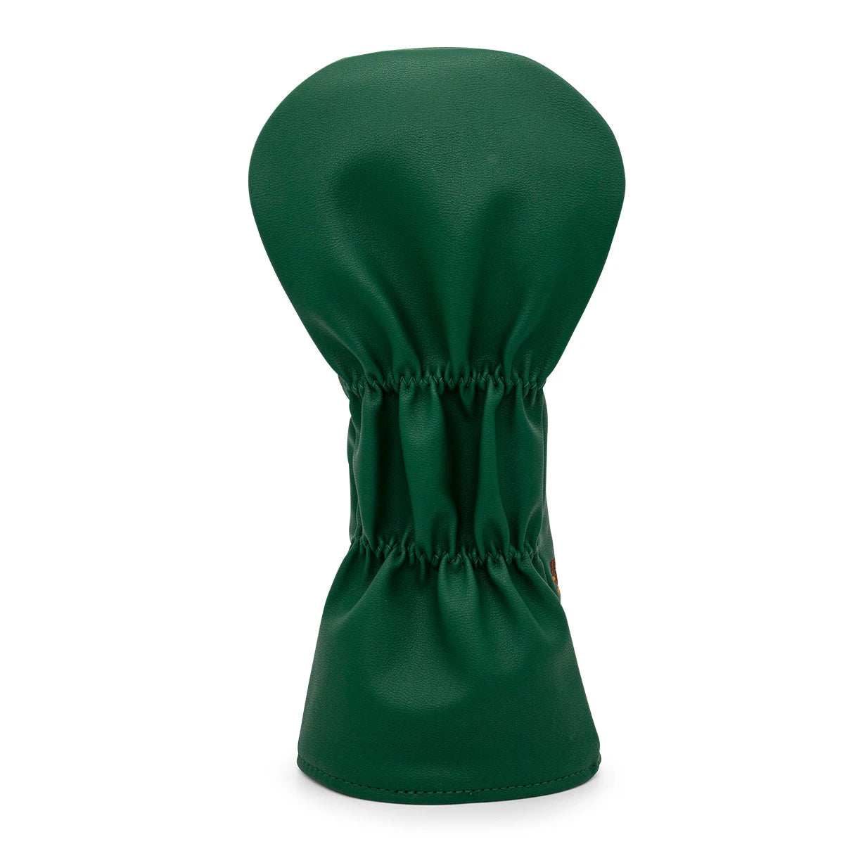 Green Groundhog Golf Headcover Set - Premium Leather Embroidered Covers for Driver, Fairway Wood &amp; Hybrid Clubs