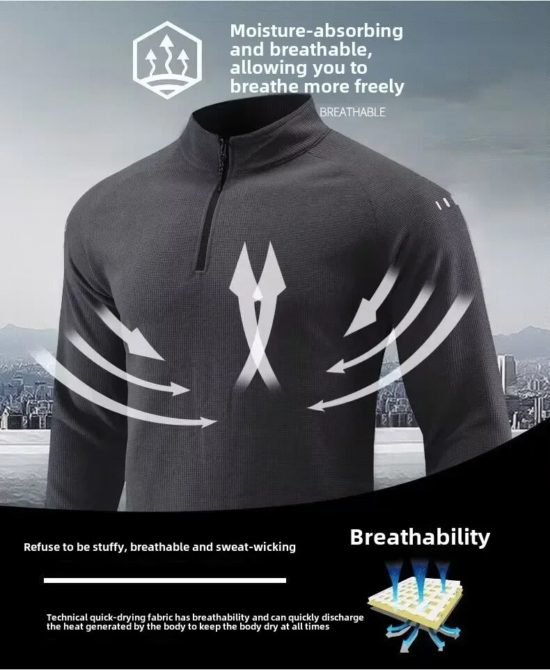 Men's Golf Sweaters 2025 -  1/2 Zip Stretch Quick Drying Outdoor