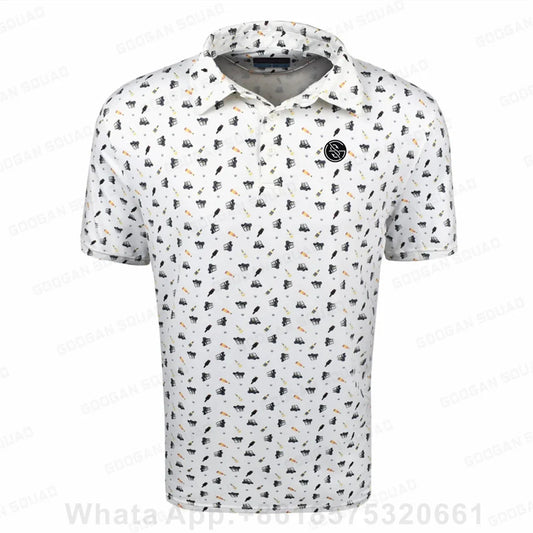 Men’s Golf Polo Shirt - Golf Cart