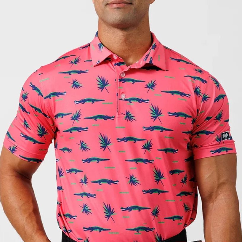 Men’s Golf Polo Shirt 2025 – Quick-Dry, Breathable & Stretch Fit
