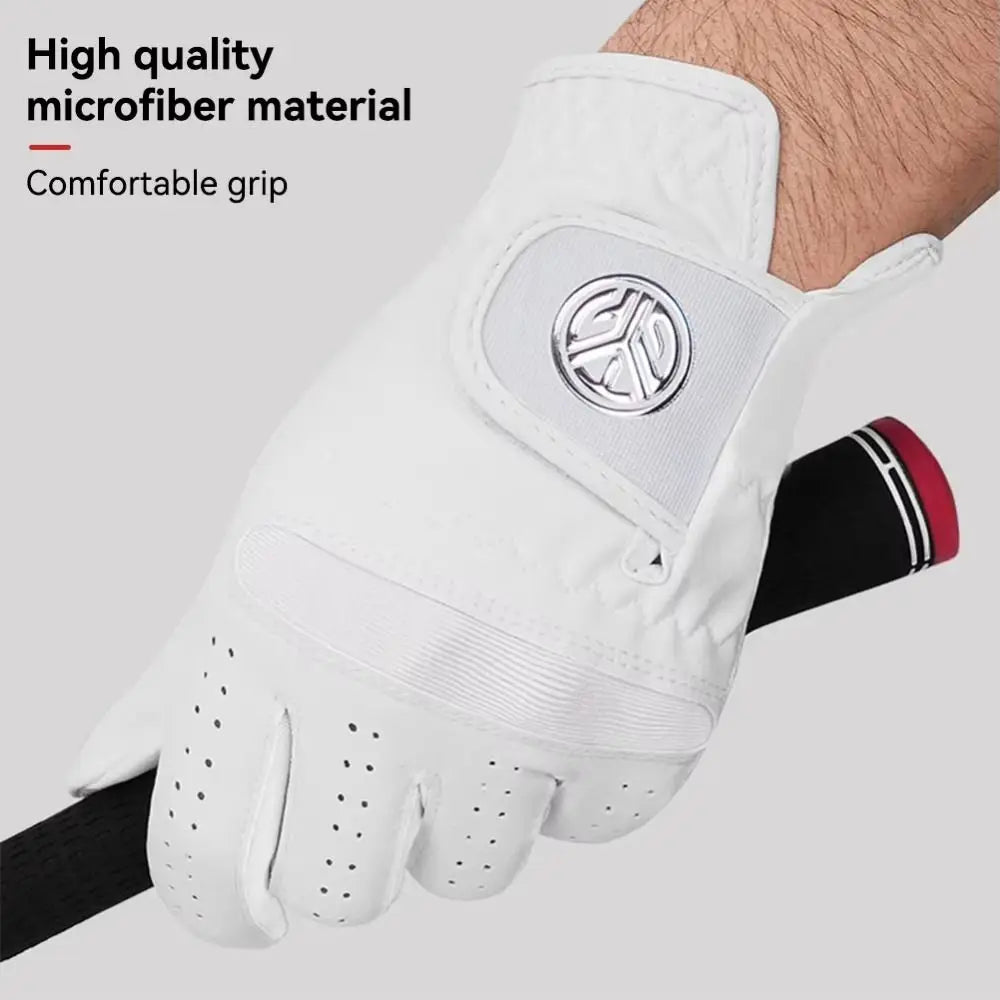 Soft Ultra-fibe Cloth Men's Golf Glove Breathable