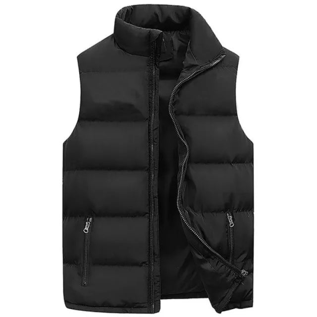 Men's Padded Golf Vest – Waterproof, Warm &amp; Windproof for Autumn/Winter