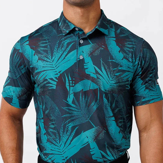 Men’s Golf Polo Shirt – Quick-Dry, Breathable & Stretch Fit