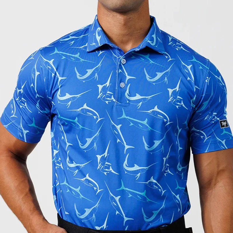 Men’s Golf Polo Shirt 2025 – Quick-Dry, Breathable & Stretch Fit