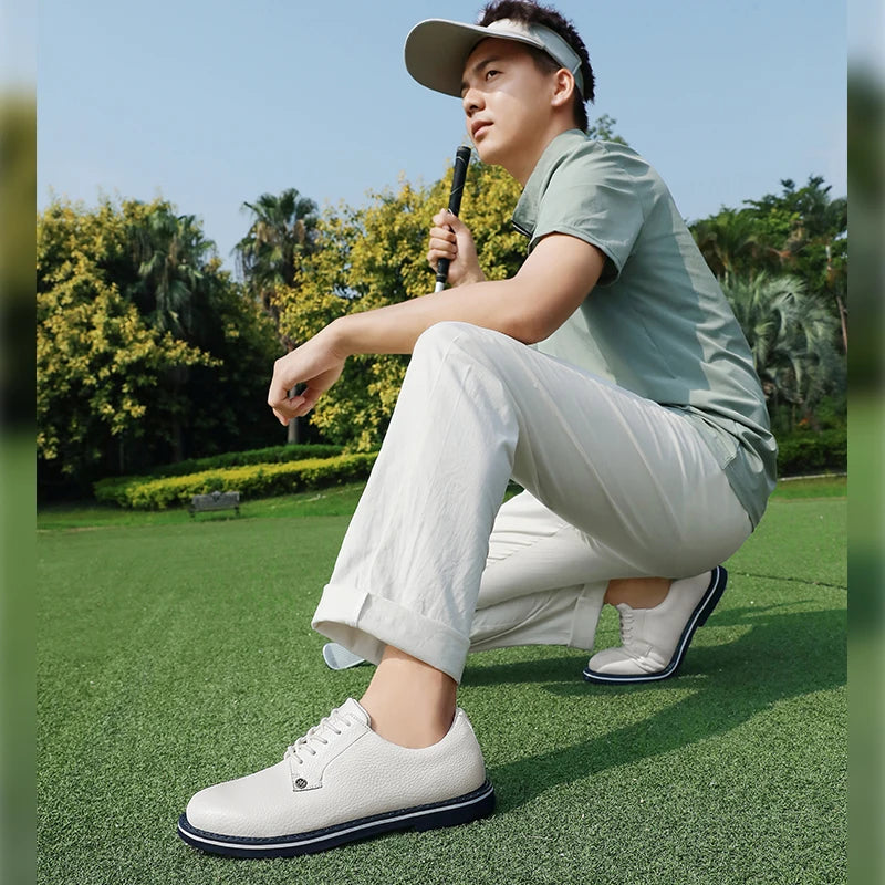 Men's Spikeless Golf Shoes - Waterproof, Breathable