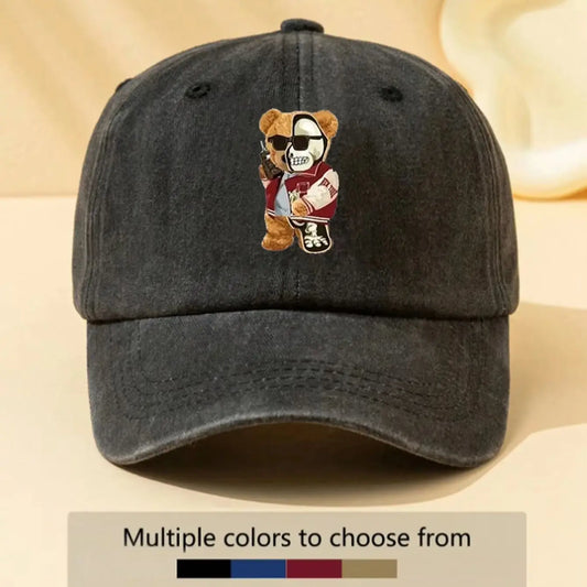 Retro Teddy Bear Cap