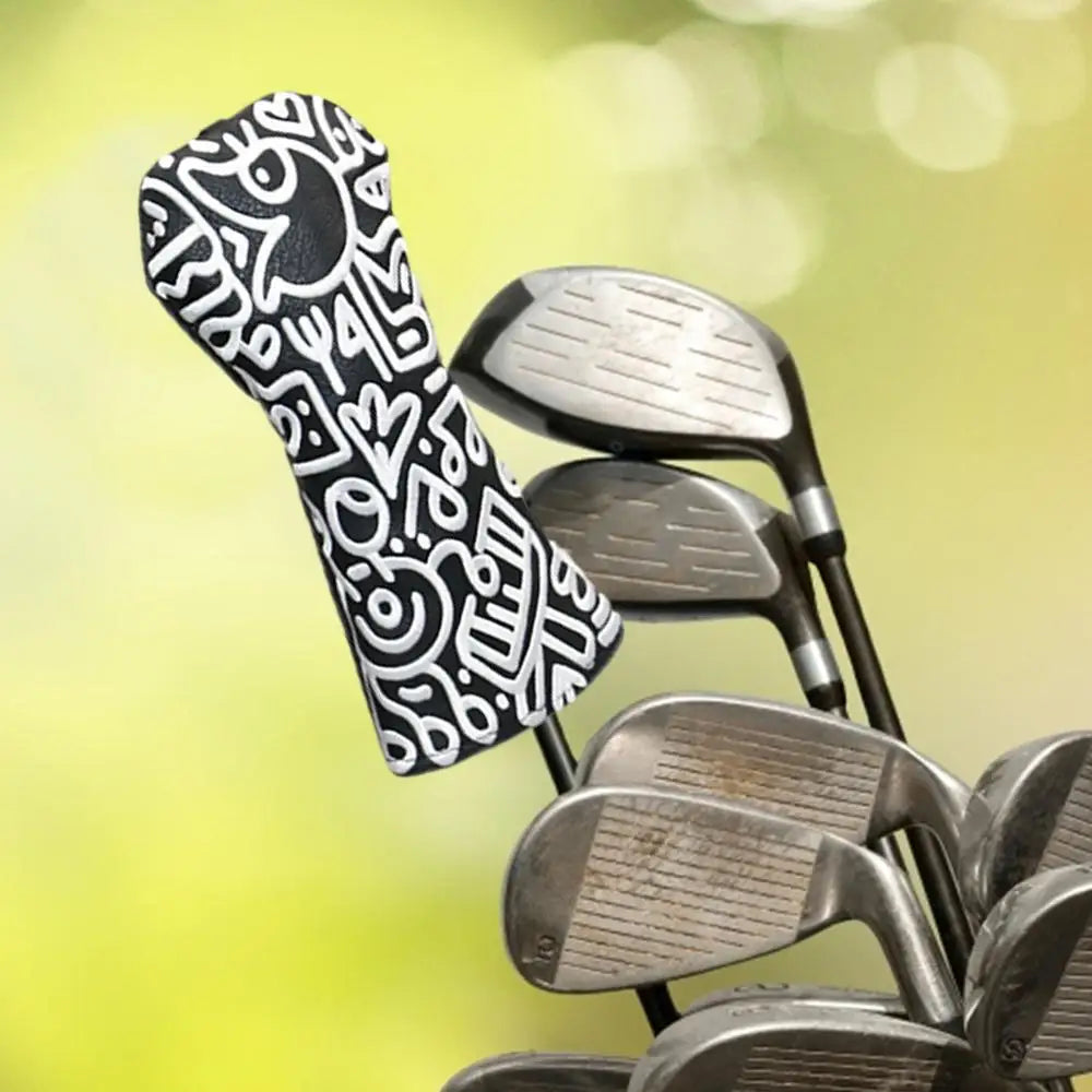 Golf Club Headcovers – PU Leather with Flannel Lining, Durable Protection for Driver, Fairway & Putter Clubs