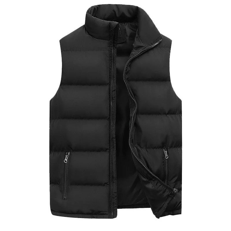 Men's Padded Golf Vest – Waterproof, Warm &amp; Windproof for Autumn/Winter