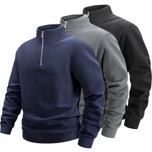 Men's 1/2 Zip Polar Fleece Sweater