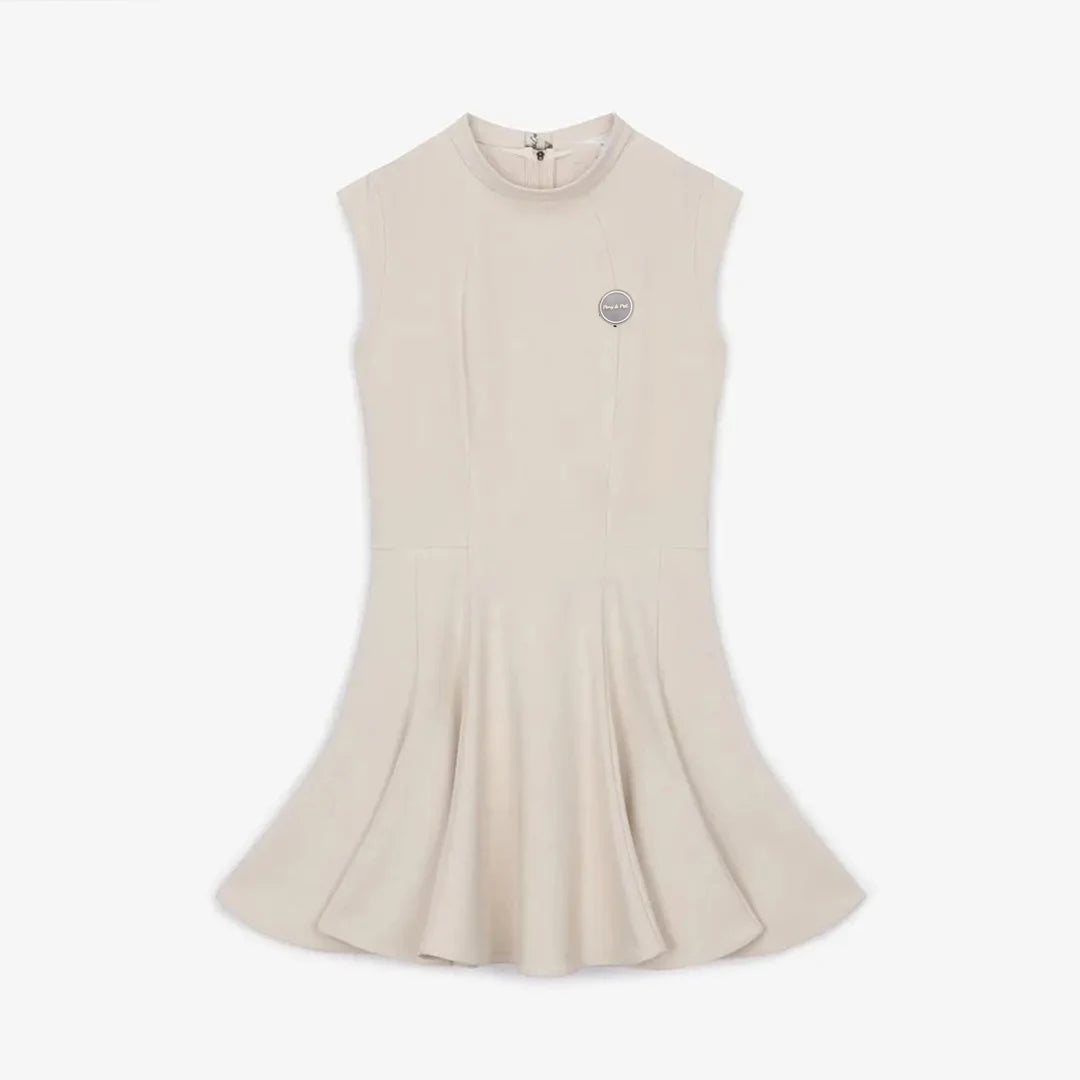 Women's Sleeveless Golf Dress – Slim Fit, Above Knee, Lightweight & Stretchy
