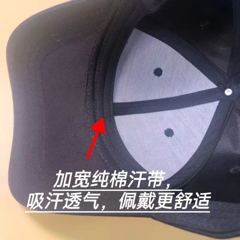 Unisex Golf Cap - Breathable Cotton Sunshade Hat with Adjustable Fit