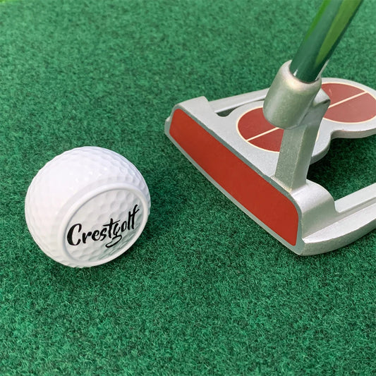 Golf Training Ball – 2-Layer Practice Ball with Alignment Aid