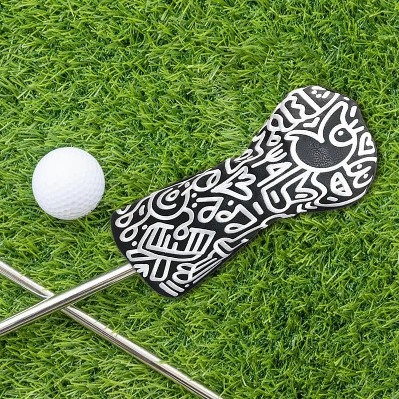 Golf Club Headcovers – PU Leather with Flannel Lining, Durable Protection for Driver, Fairway & Putter Clubs