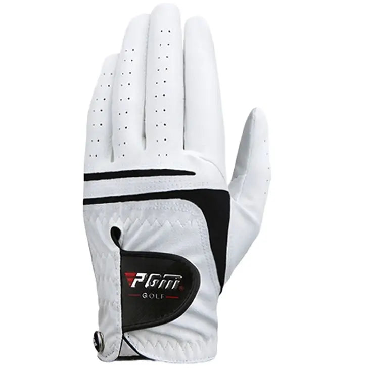 PGM Men's Golf Glove - Premium Lambskin Leather, Breathable &amp; Comfortable Fit