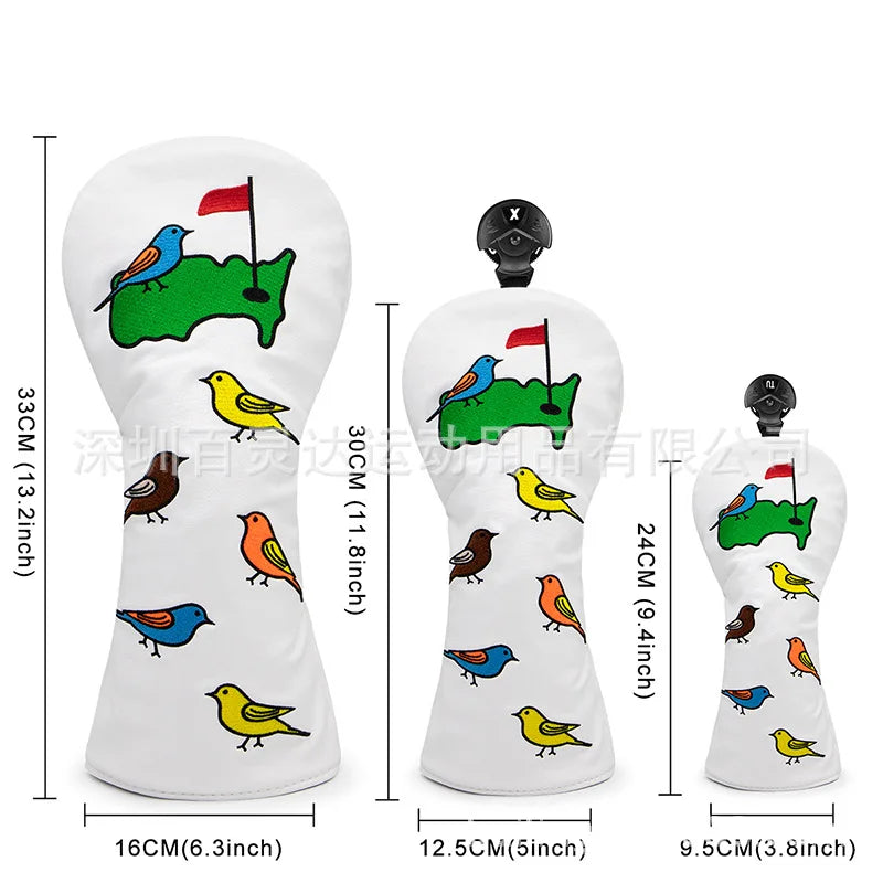 Golf Club Headcovers - Birdie Design