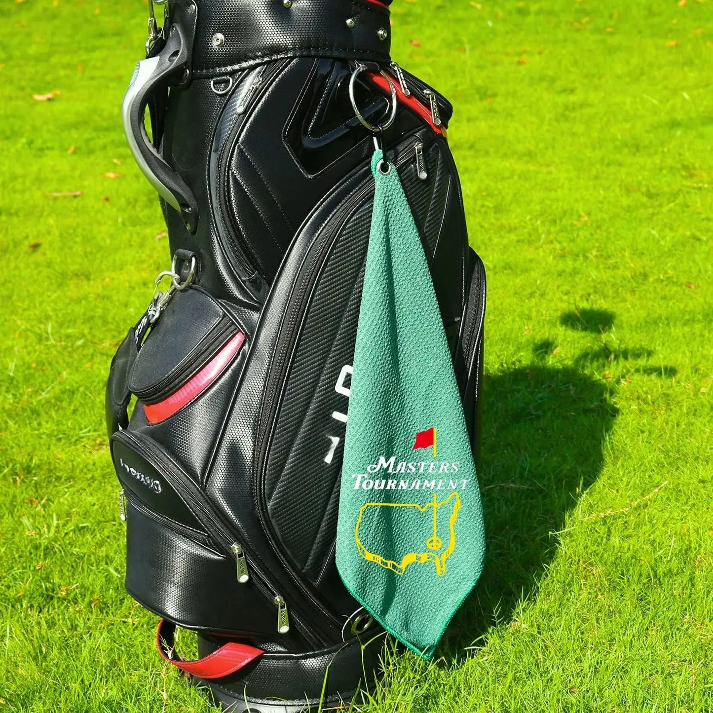 Masters Tournament Golf Towel – Premium Microfiber with Embroidery & Carabiner Clip